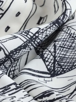 Impression bateau - Chemise à manches longues