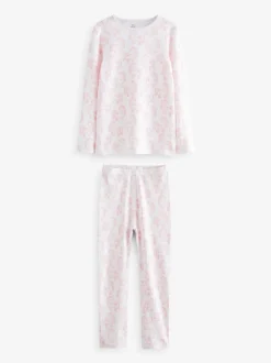 Impression de licorne rose - Pyjama Kind to Skin 2 Lot (9mths-12yrs)