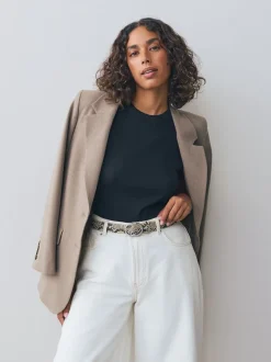 Impression de serpent - Ceinture régulière en PU