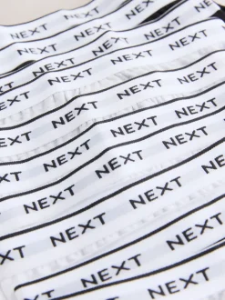 Impression noir/blanc - Lot de 10 slips de bikini (5-16 ans)