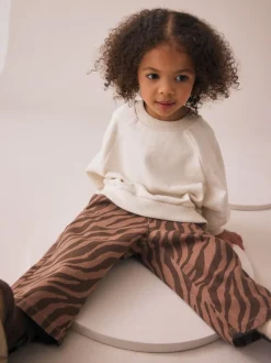 Impression Zèbre - Jeans à jambe large (3mths-7yrs)