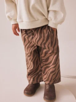 Impression Zèbre - Jeans à jambe large (3mths-7yrs)