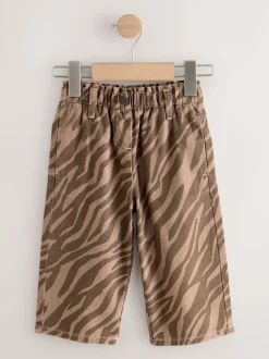 Impression Zèbre - Jeans à jambe large (3mths-7yrs)