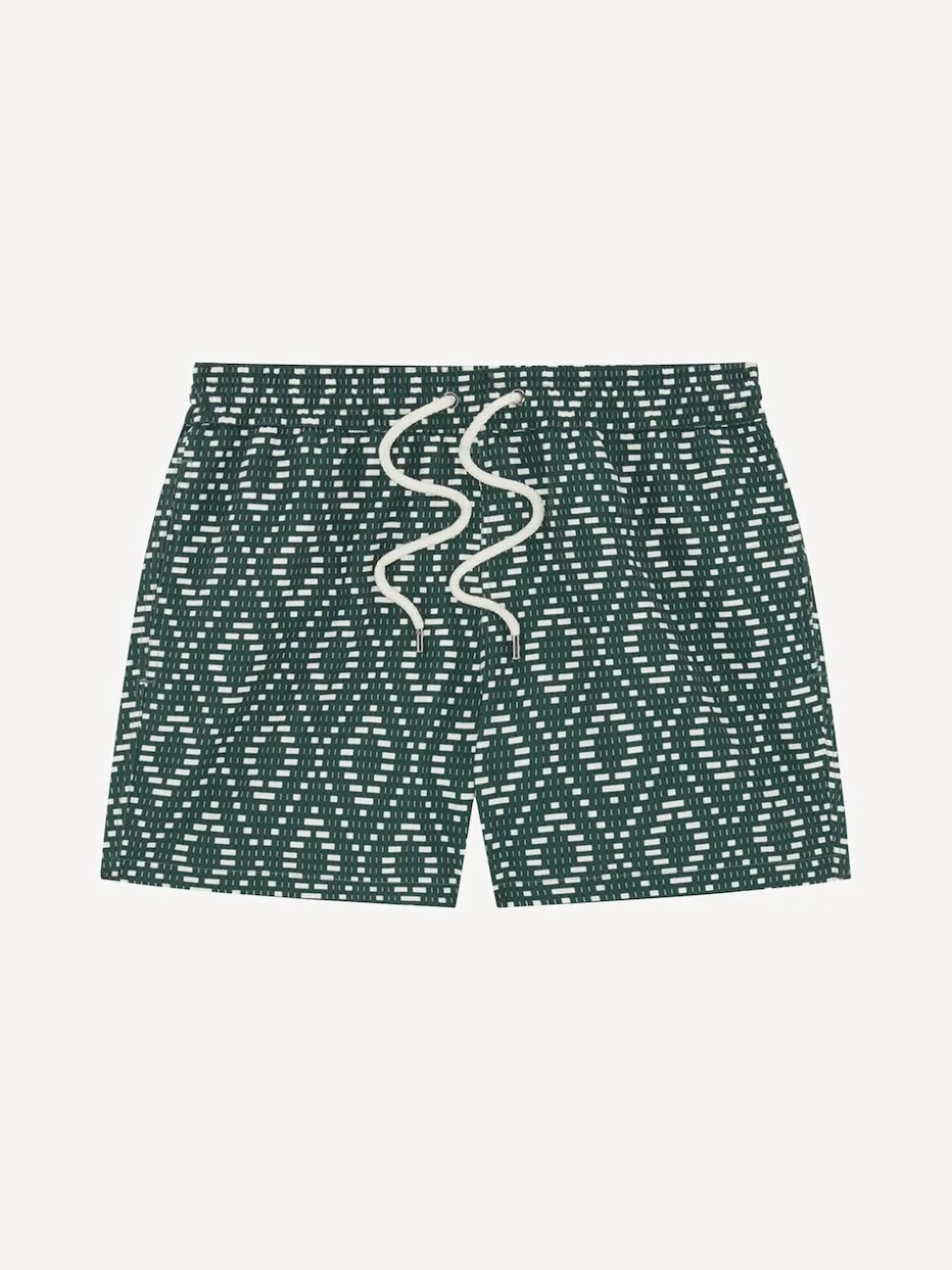 Imprimé Angra en raphia Vert - Shorts de bain Frescobol Carioca Rio