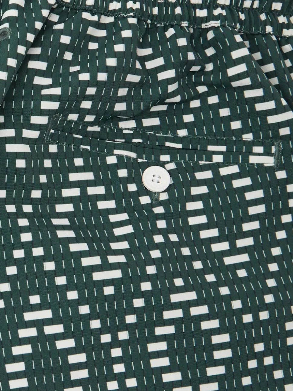 Imprimé Angra en raphia Vert - Shorts de bain Frescobol Carioca Rio