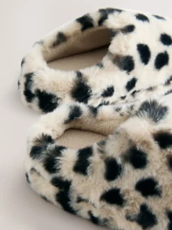 Imprimé animal - Faux Fur Mule Slippers