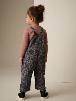 Imprimé animal - Salopette en denim (3mths-7yrs)