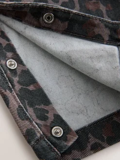 Imprimé animal - Salopette en denim (3mths-7yrs)