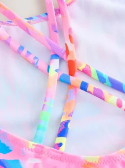 Imprimé animal coloré - Maillot de bain à double bretelle (3-16yrs)