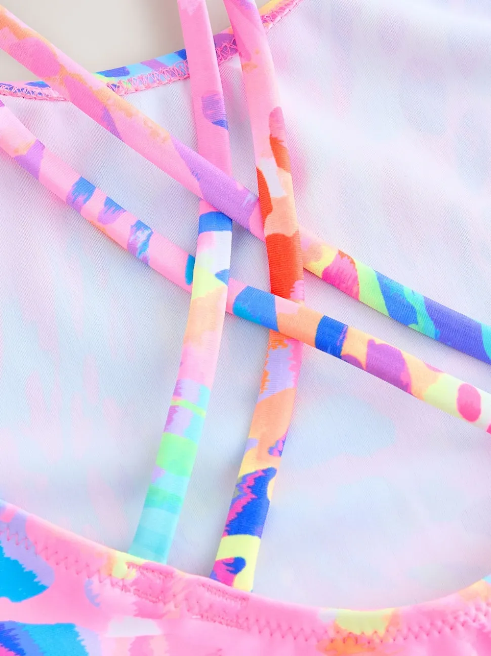 Imprimé animal coloré - Maillot de bain à double bretelle (3-16yrs)