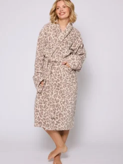 Imprimé animal léopard - Loungeable Peignoir classique en éponge