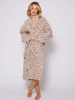 Imprimé animal léopard - Loungeable Peignoir classique en éponge