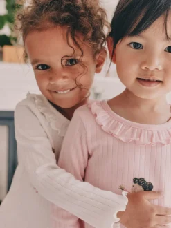 Imprimé ballerine rose - Pantalon de pyjama tissé, lot de 2 (9mois-10ans)