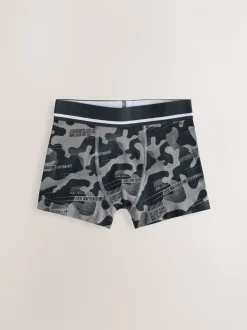 Imprimé camouflage - Lot de 7 boxers (3-16ans)