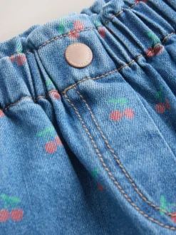 Imprimé cerises - Jeans à jambe large (3mths-7yrs)