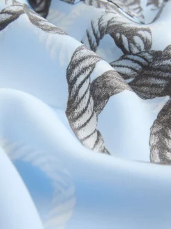 Imprimé corde bleu - Chemise à manches longues