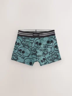 Imprimé crâne grafitti - Lot de 5 boxers (3-16ans)