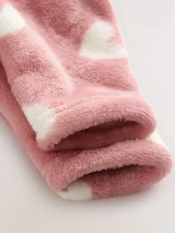 Imprimé cœur rose - Dors-bien en polaire pour bébé