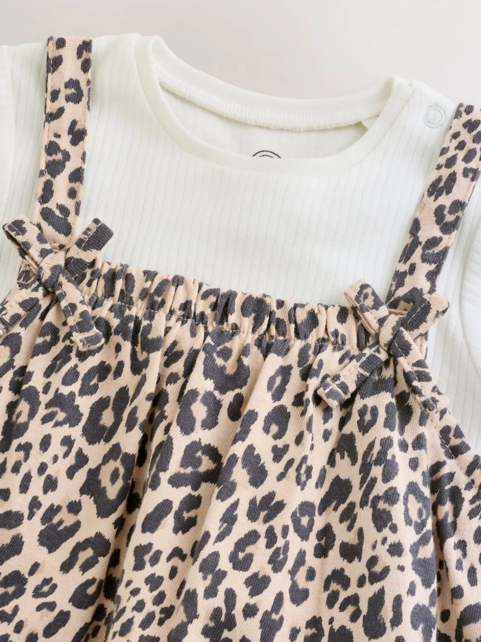 Imprimé Léopard - Ensemble Salopettes et Bodys en jersey BÉBÉ 2 Pieces (0mois-3ans)