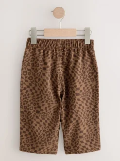 Imprimé léopard fauve - Pantalon large à enfiler (3mois-7ans)