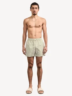Imprimé Lotus Nature Santos - Shorts de bain Frescobol Carioca Rio