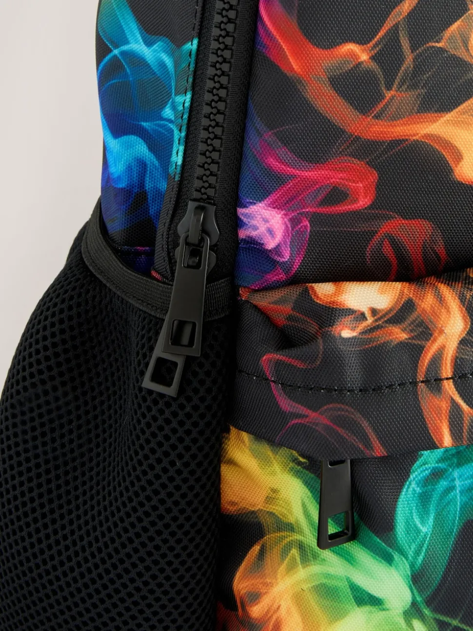 Imprimé marbré de couleurs vives - sac à dos