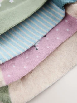 Imprimé moutons multicolores - Paquet de chaussettes de cheville 4