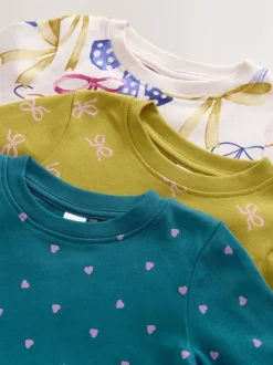 Imprimé nœud multiple - Lot de 3 pyjamas Snuggle (9mois-12ans)