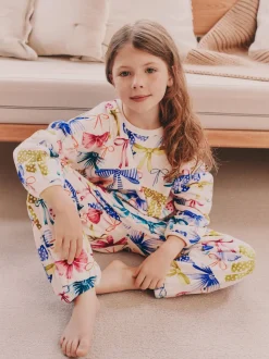 Imprimé nœud multiple - Pyjama en laine polaire (9mths-16yrs)