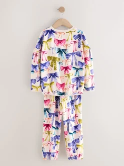 Imprimé nœud multiple - Pyjama en laine polaire (9mths-16yrs)