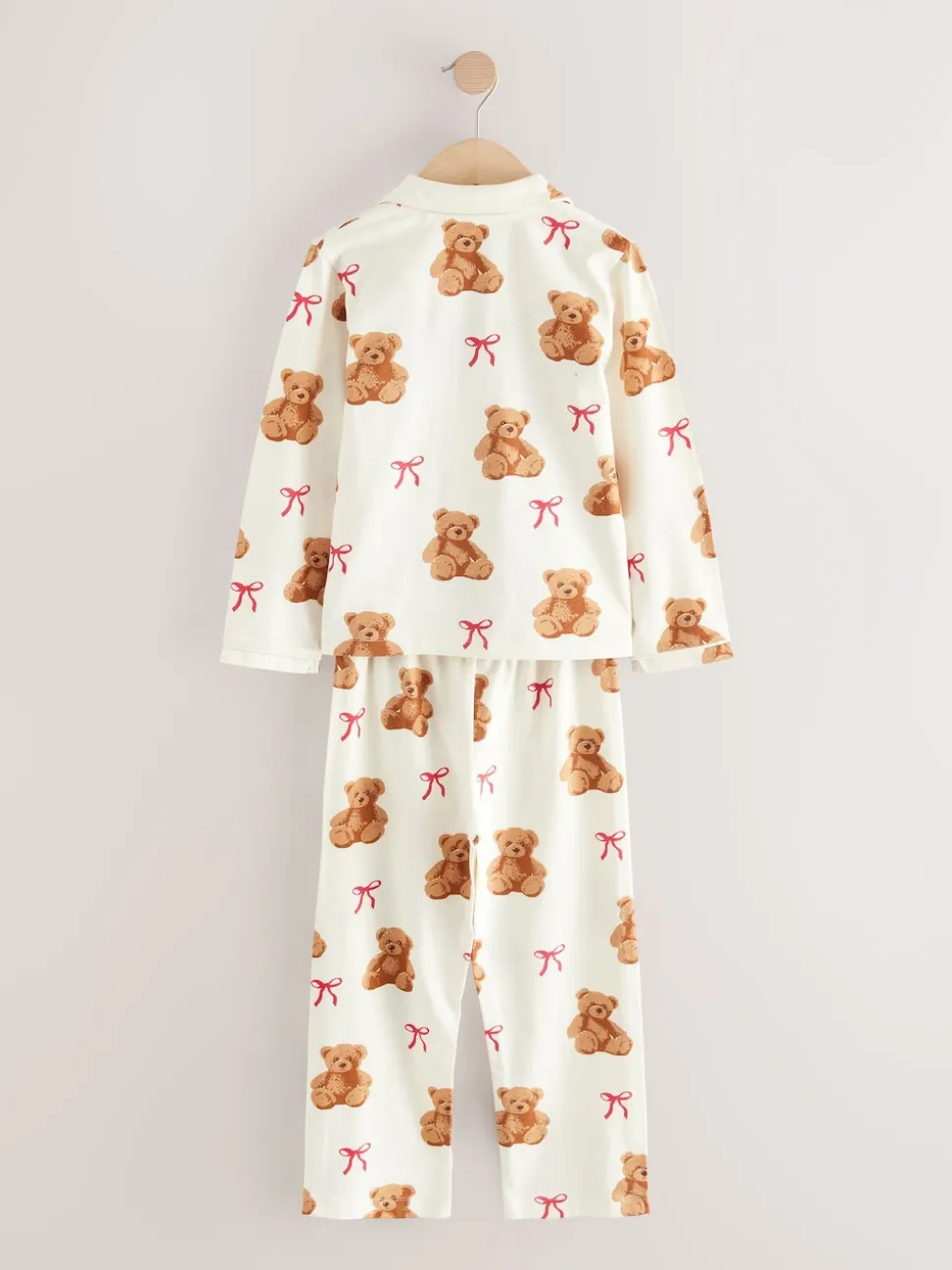 Imprimé ours blanc écru - Pyjama boutonné (3-16 ans)