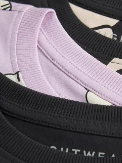 Imprimé panda noir/blanc - Lot de 3 joggings de pyjama (3-16ans)