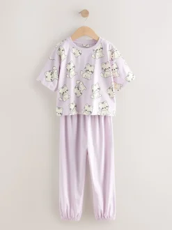 Imprimé panda noir/blanc - Lot de 3 joggings de pyjama (3-16ans)