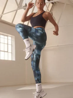 Imprimé peinture bleu - Leggings Power Active Sports