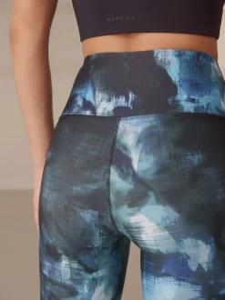 Imprimé peinture bleu - Leggings Power Active Sports