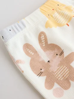 Imprimé personnage lapin blanc - Ensemble bébé sweat et legging de Pâques (0mois-2ans)