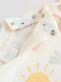 Imprimé personnage lapin blanc - Ensemble bébé sweat et legging de Pâques (0mois-2ans)