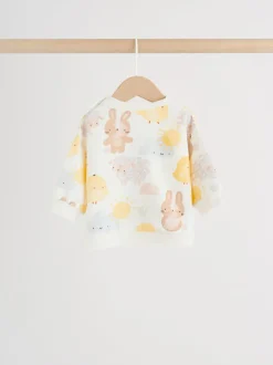 Imprimé personnage lapin blanc - Ensemble bébé sweat et legging de Pâques (0mois-2ans)