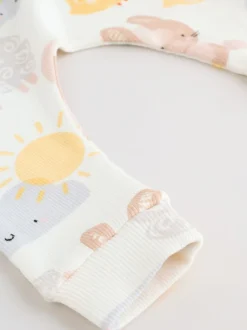 Imprimé personnage lapin blanc - Ensemble bébé sweat et legging de Pâques (0mois-2ans)