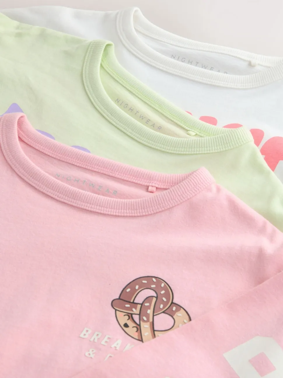 Imprimé slogan avocat - Lot de 3Joggings pyjama (3-16ans)