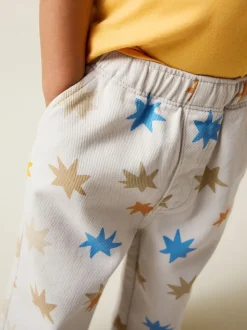 Imprimé étoile multicolore - Pantalon large à enfiler (3mois-7ans)