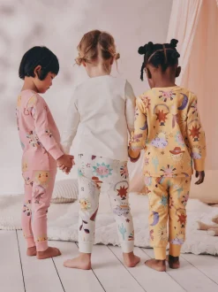 Imprimé western rose/jaune - Lot de 3 pyjamas Snuggle (9mois-12ans)