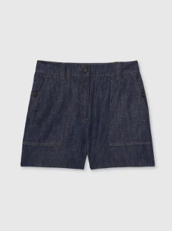 indigo - Shorts en lin Reiss Ashby