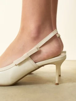 ivoire - Chaussures à talons Forever Comfort® à bout pointu et bride arrière