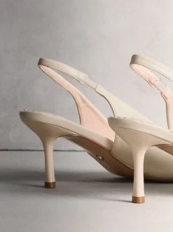 ivoire - Chaussures à talons Forever Comfort® Peeptoe à bride arrière