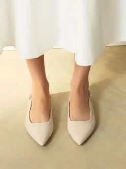 ivoire - Chaussures plates Forever Comfort® à nœud pointu et bride arrière