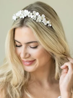 Ivoire & Co Tiare en céramique Floral daint à fleurs sauvages