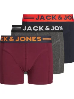 JACK & JONES JUNIOR Noir Boxer 3 Lot