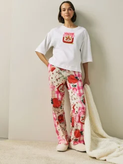 Jam écru - Pyjama à manches courtes