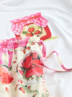 Jam écru - Pyjama à manches courtes